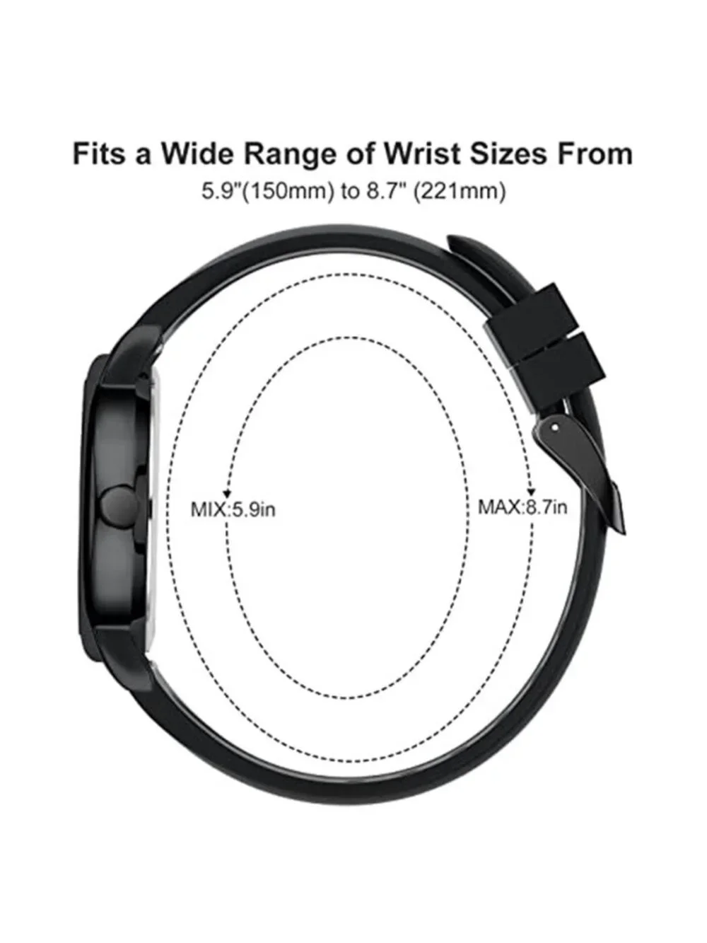 Unisex Waterproof Military Time Luminous Easy Read Dial 24 Hour with Second Hand